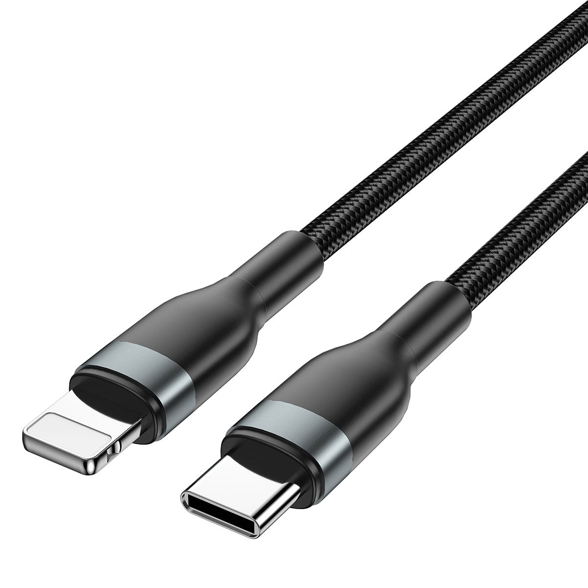 Wiwu Wİ-C017 Concise Serisi Type-C to Lightning PD Data Kablo 30W 2 Metre Siyah