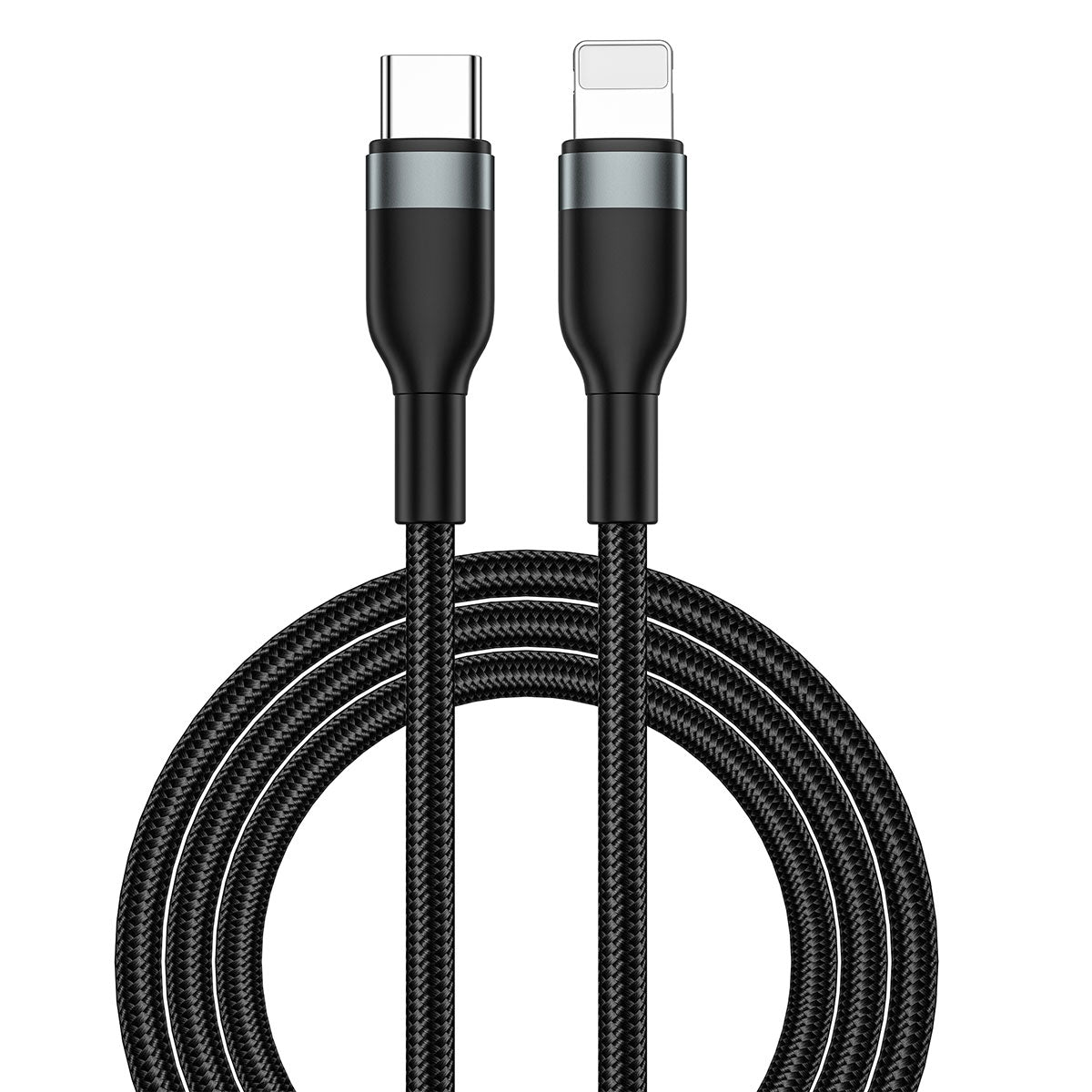 Wiwu Wİ-C017 Concise Serisi Type-C to Lightning PD Data Kablo 30W 2 Metre Siyah