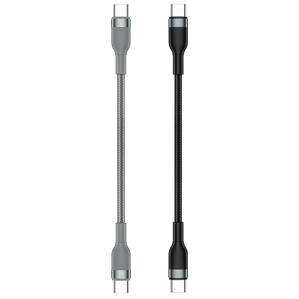 Wiwu Wi-C033 Concise Serisi 3in1 Type-C to Type-C Combo Kablo Seti Siyah