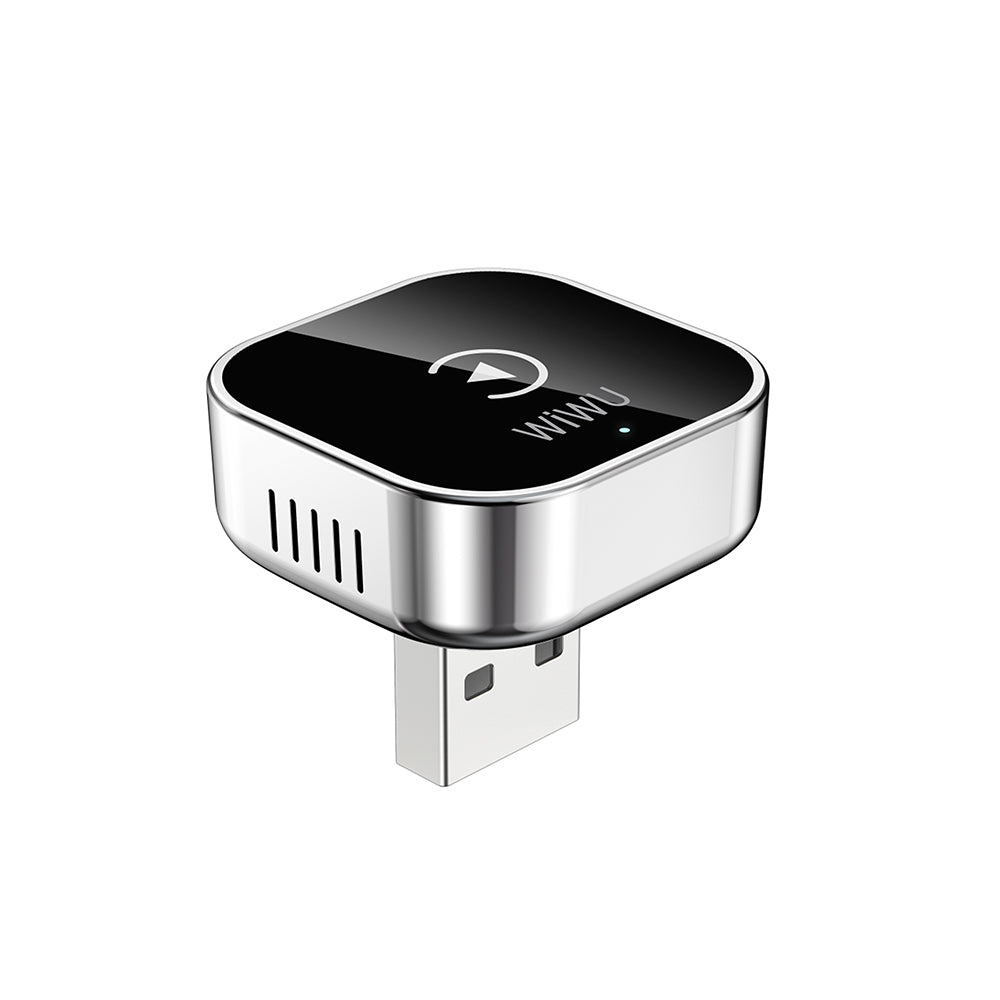 Wİwu Wi-CP003 2in1 CarPlay USB Wireless Transmitter Adaptör Gümüş