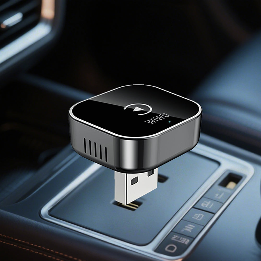Wİwu Wi-CP003 2in1 CarPlay USB Wireless Transmitter Adaptör Gümüş