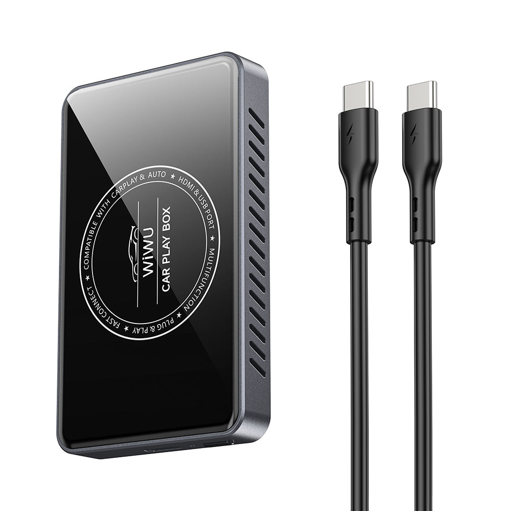 Wiwu Wi-CP004 HDMI Girişli Bölünmüş Ekran Özellikli CarPlay Wireless Adaptör 2.0 Siyah