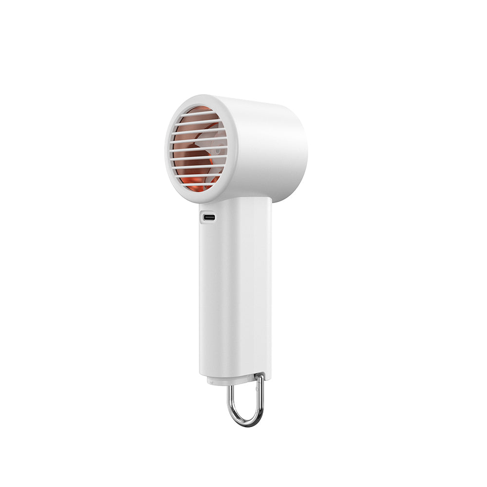 Wiwu Wi-FS016 Dijital LED Göstergeli Soğutucu El Fanı Beyaz