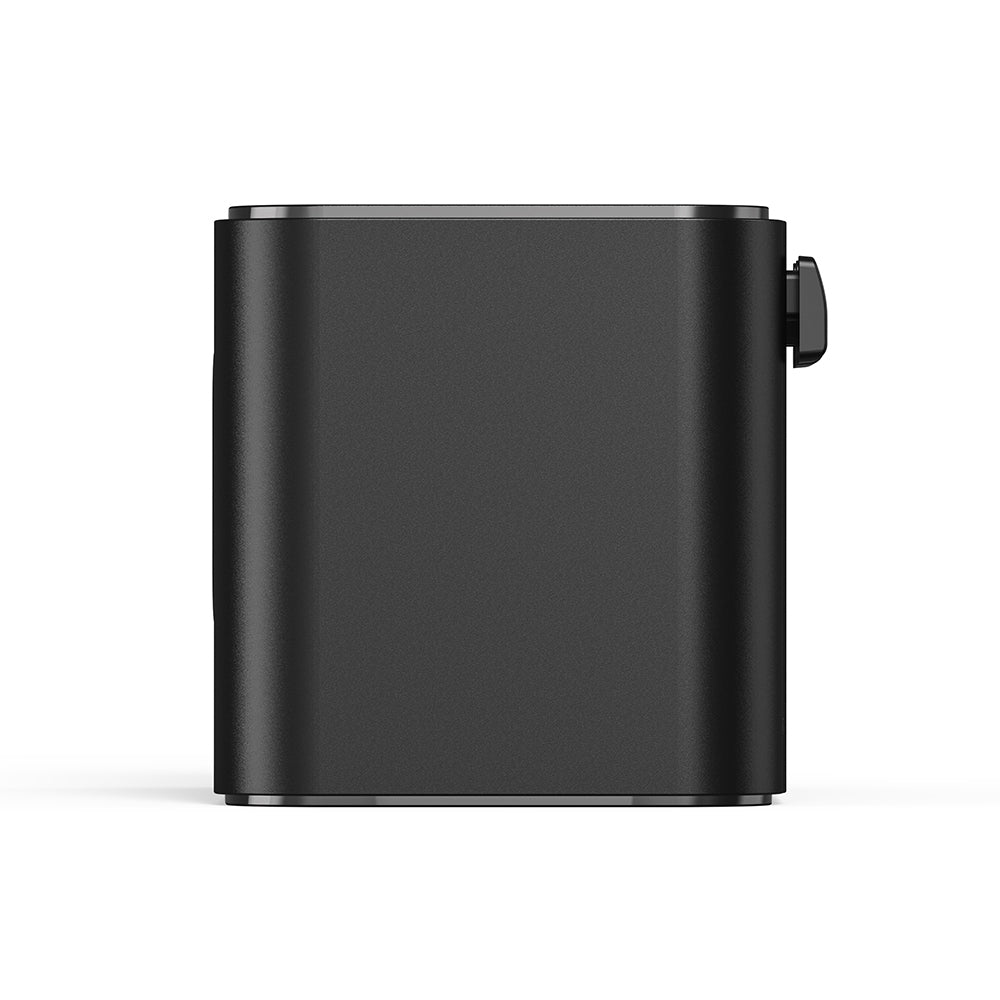 Wiwu Wi-UA006 Çoklu Universal TR/US/UK/AUS/EU Uyumlu Seyahat Şarj Adaptörü 45W Siyah