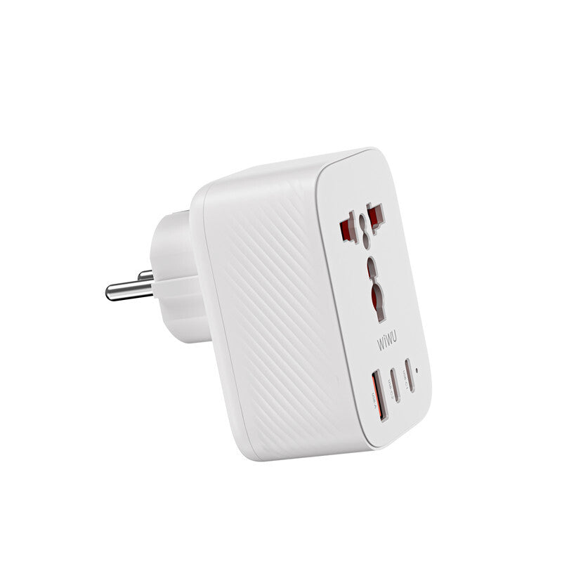 Wiwu Wi-UA007 GaN Tech PD Hızlı Şarj Özellikli Seyehat Şarj Başlığı 20W Beyaz