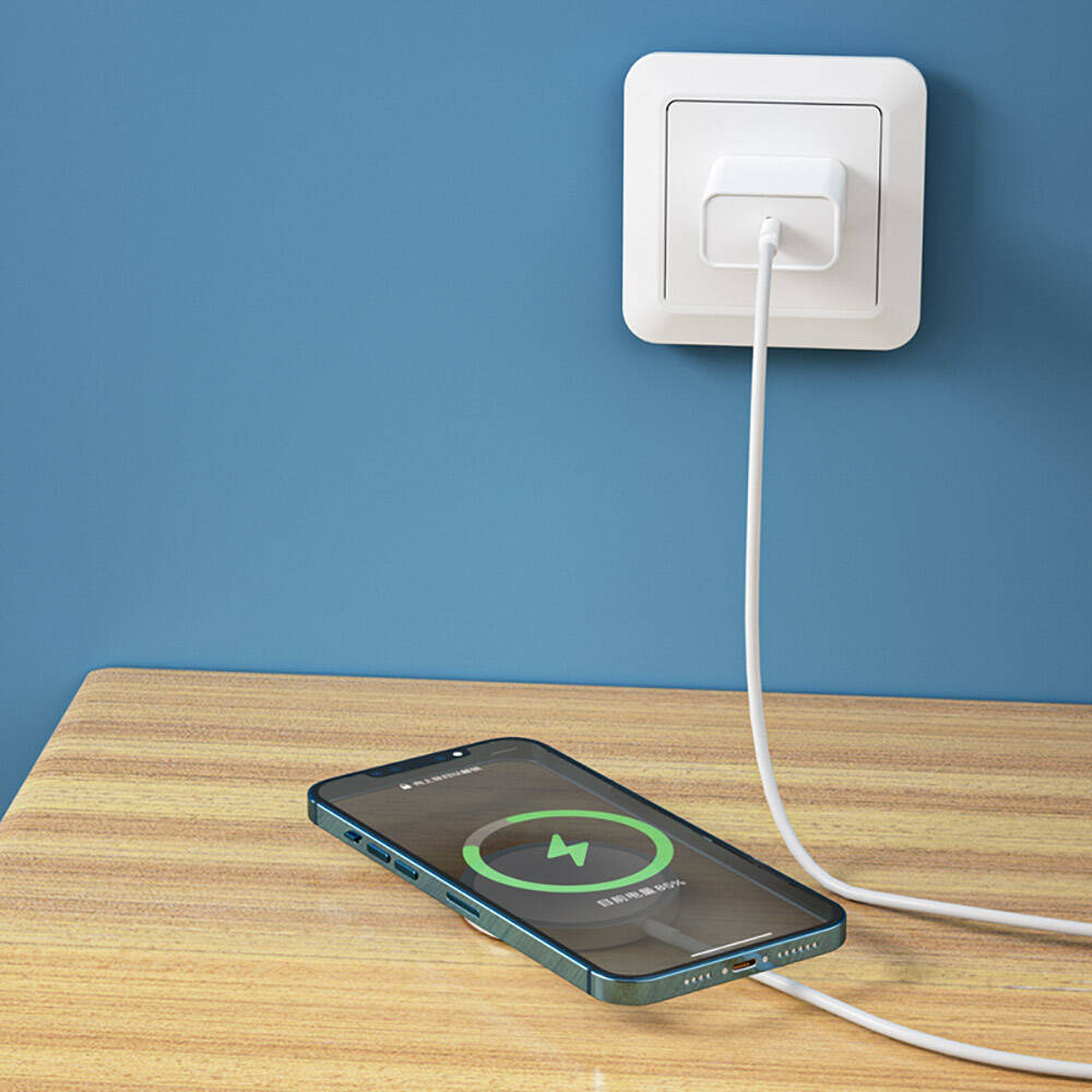 Wiwu Wi-W009 Interstellar 15W Hızlı Şarj Özellikli Magsafe PD Wireless Şarj Aleti Gri