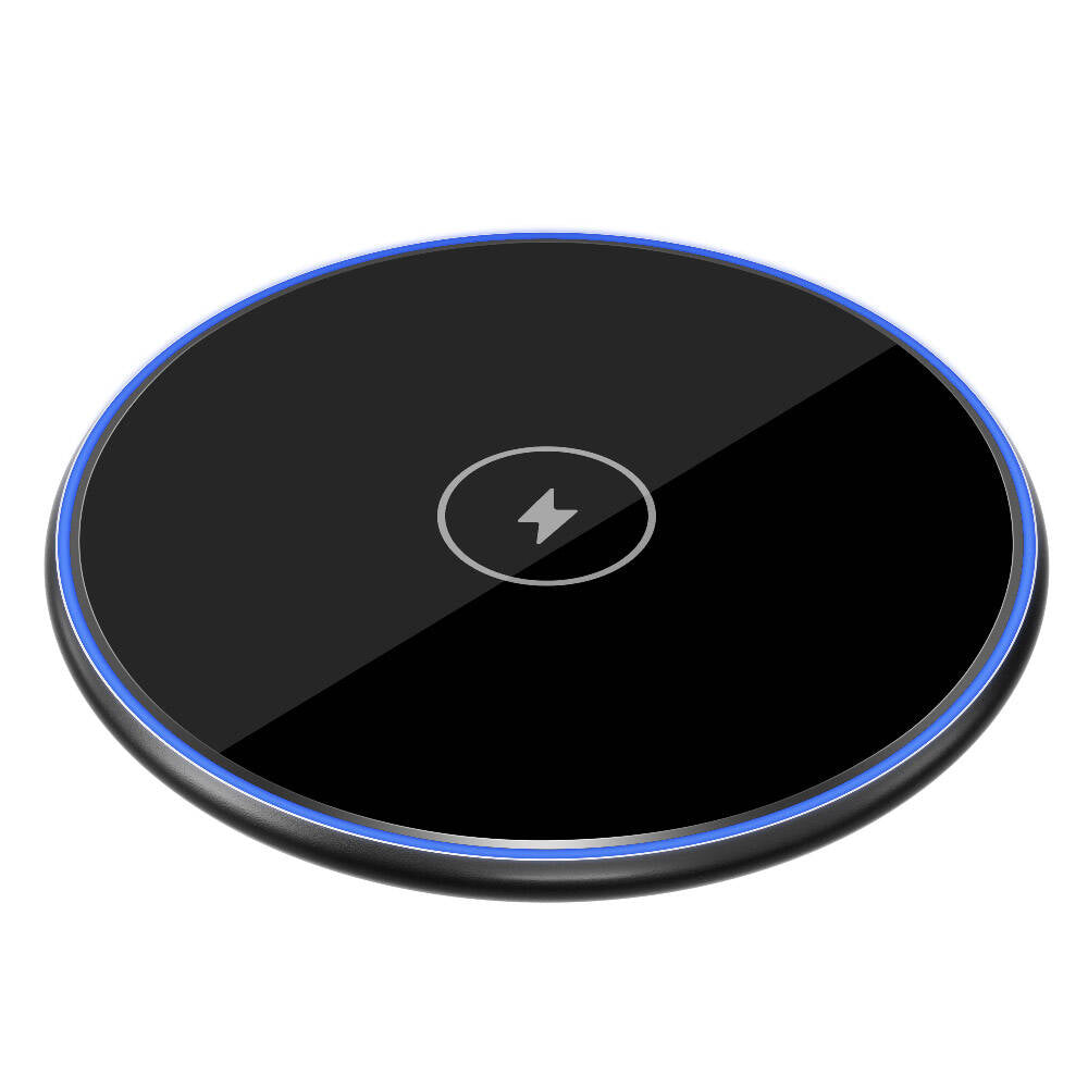 Wiwu Wi-W012 Quantus 15W Hızlı Şarj Özellikli Masaüstü Wireless Şarj Aleti Siyah