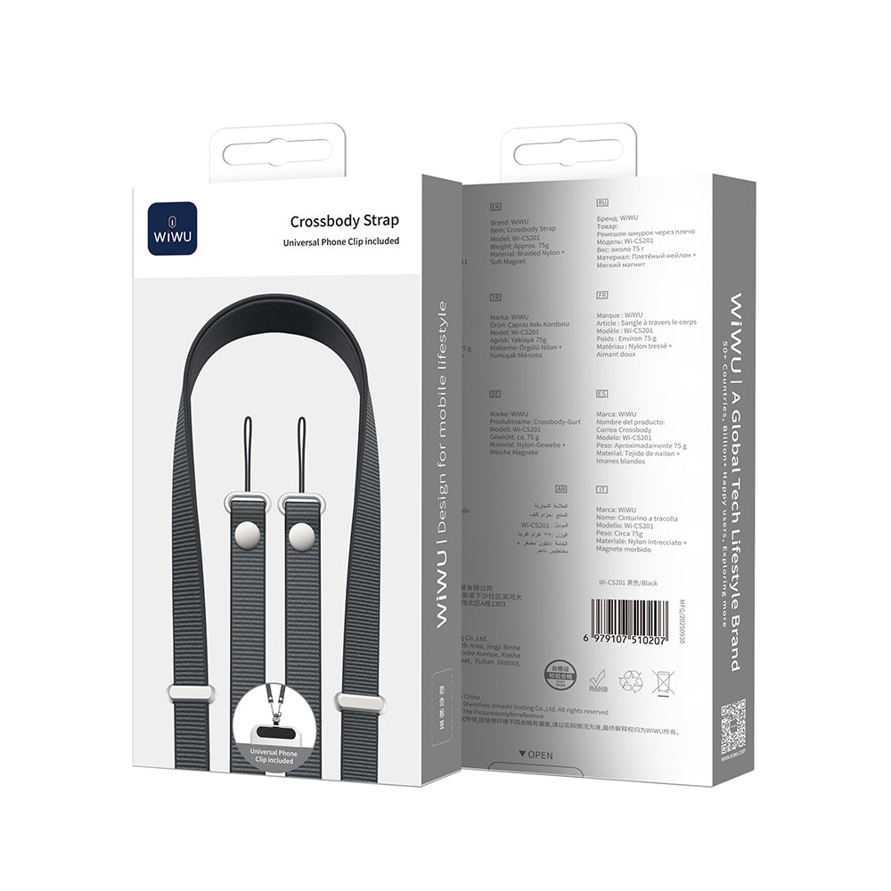 Wiwu Wi‑CS201 Telefon Boyun Askı İpi 205cm Mavi