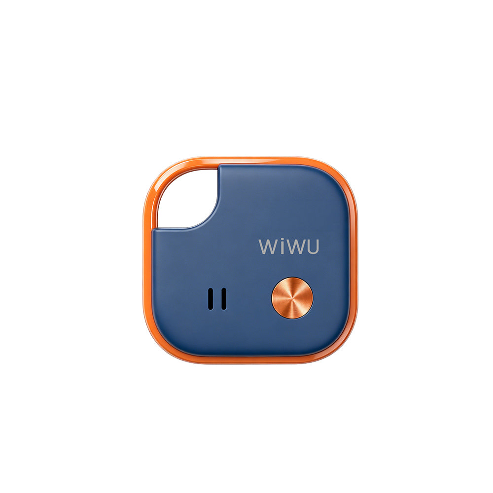 Wiwu WT-08 Wi-Tag iOS Find My Destekli Kartlık Tasarımlı Kaybolmaya Karşı GPS Akıllı Takip Cihazı Mavi