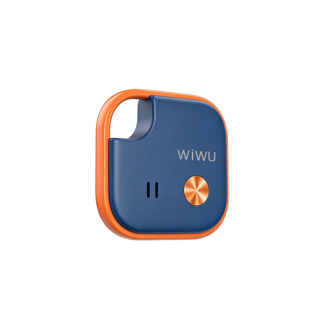 Wiwu WT-08 Wi-Tag iOS Find My Destekli Kartlık Tasarımlı Kaybolmaya Karşı GPS Akıllı Takip Cihazı Mavi