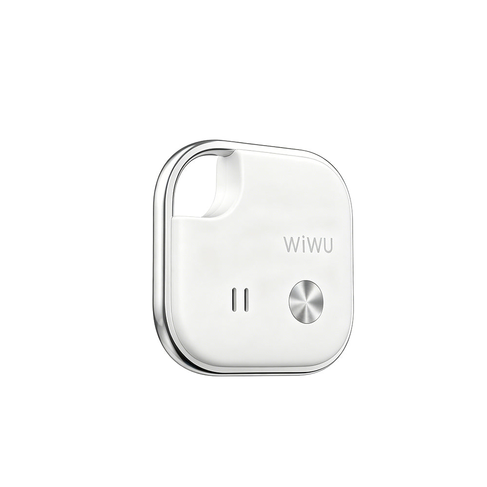 Wiwu WT-08 Wi-Tag iOS Find My Destekli Kartlık Tasarımlı Kaybolmaya Karşı GPS Akıllı Takip Cihazı Beyaz