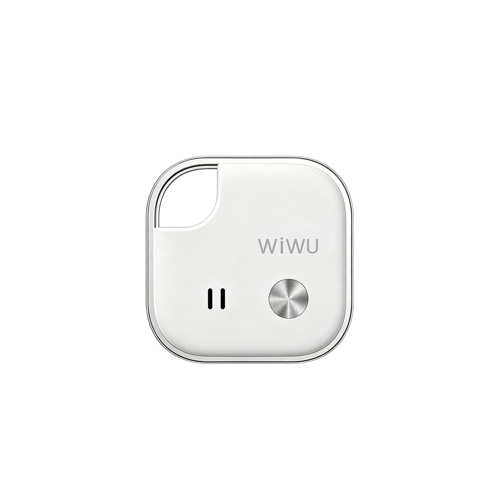 Wiwu WT-08 Wi-Tag iOS Find My Destekli Kartlık Tasarımlı Kaybolmaya Karşı GPS Akıllı Takip Cihazı Beyaz