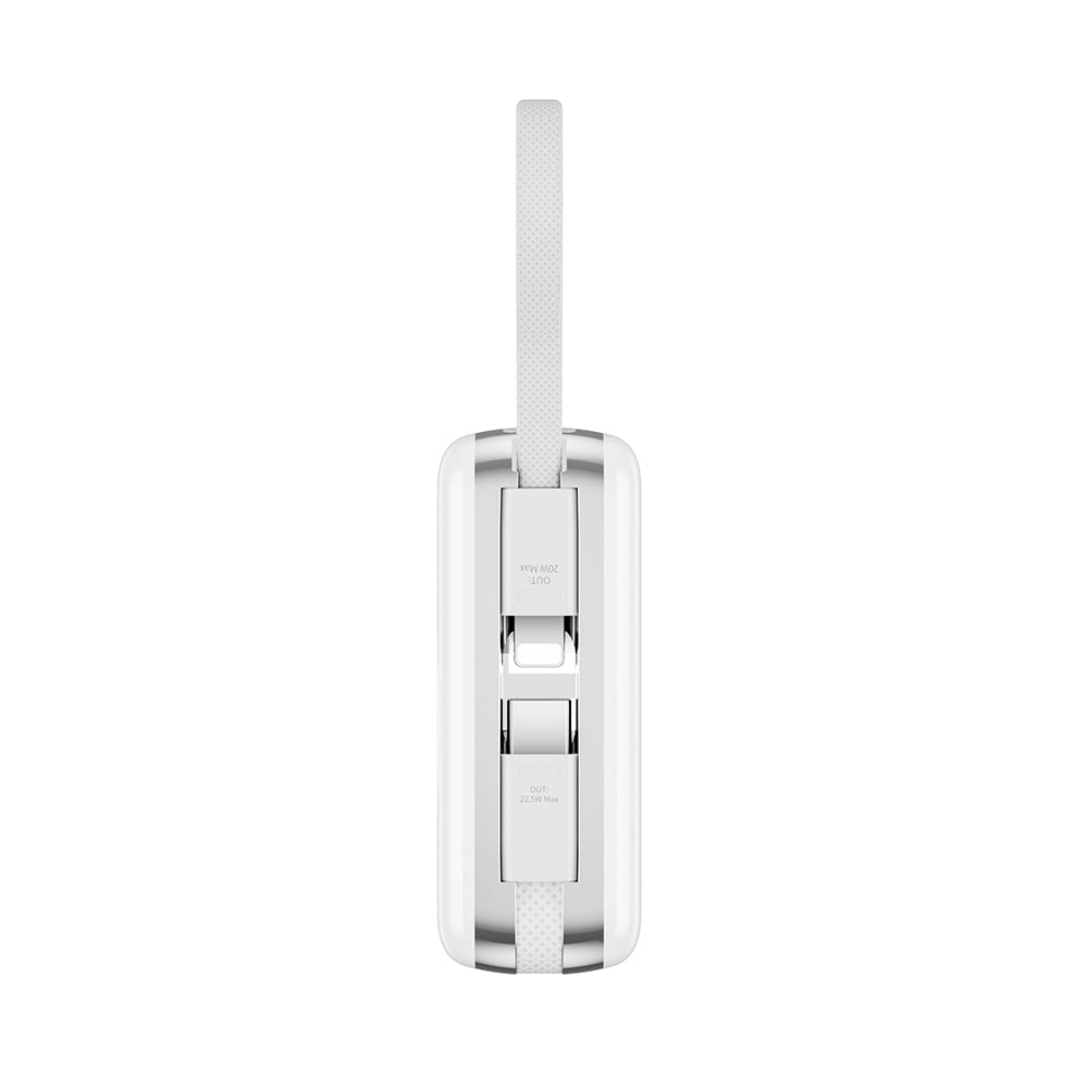 Wiwu XF17 Mag Plus Serisi M-safe Şarj Özellikli 3in1 15W Taşınabilir Powerbank 10.000mAh Beyaz