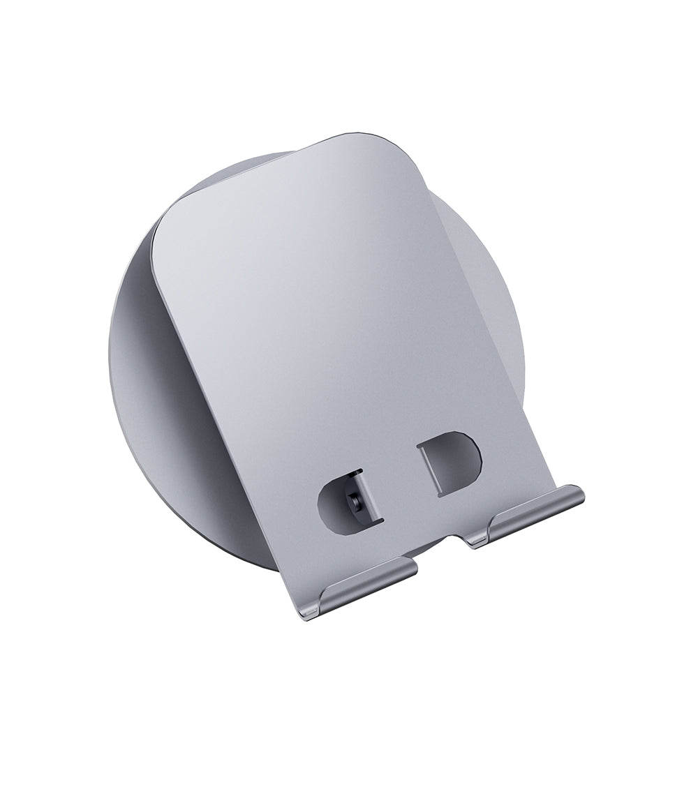 Wiwu ZM-014 Taşınabilir Katlanabilir 360° Dönebilen Metal Telefon ve Tablet Standı Gri