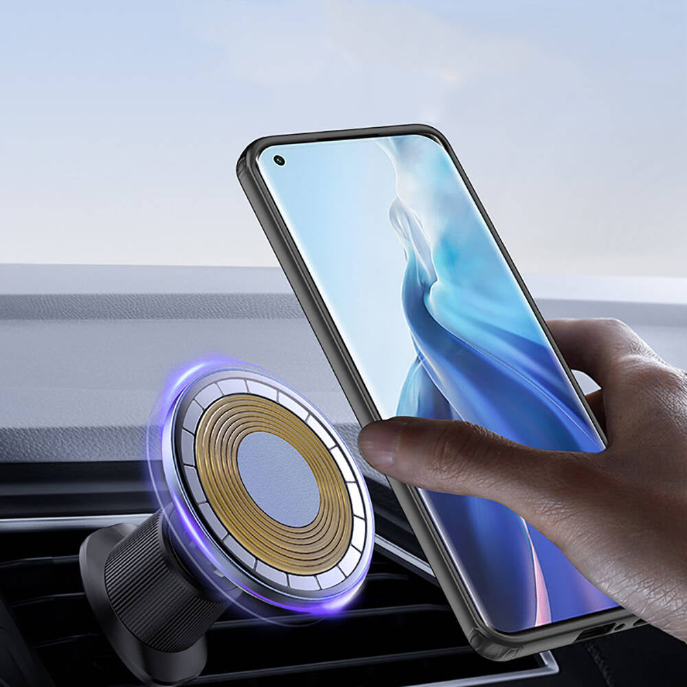 Xiaomi Mi 13 Pro Kılıf Aramid Karbon Fiber Magsafe Özellikli Wlons Radison Kılıf Siyah