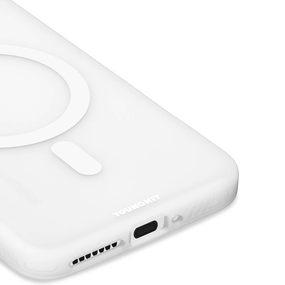 Xiaomi Mi 14 Kılıf Magsafe Şarj Özellikli Youngkit Hidden Sand Serisi Kılıf Siyah