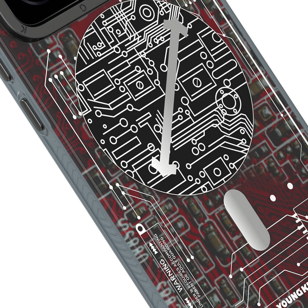 Xiaomi Mi 14 Kılıf Magsafe Şarj Özellikli YoungKit Technology Serisi Kılıf Siyah