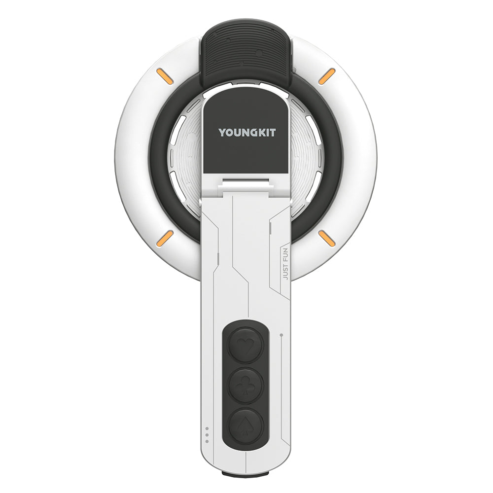 Youngkit Technology Serisi Telefon ve Tabletler için Magnetik Ring Stand Siyah