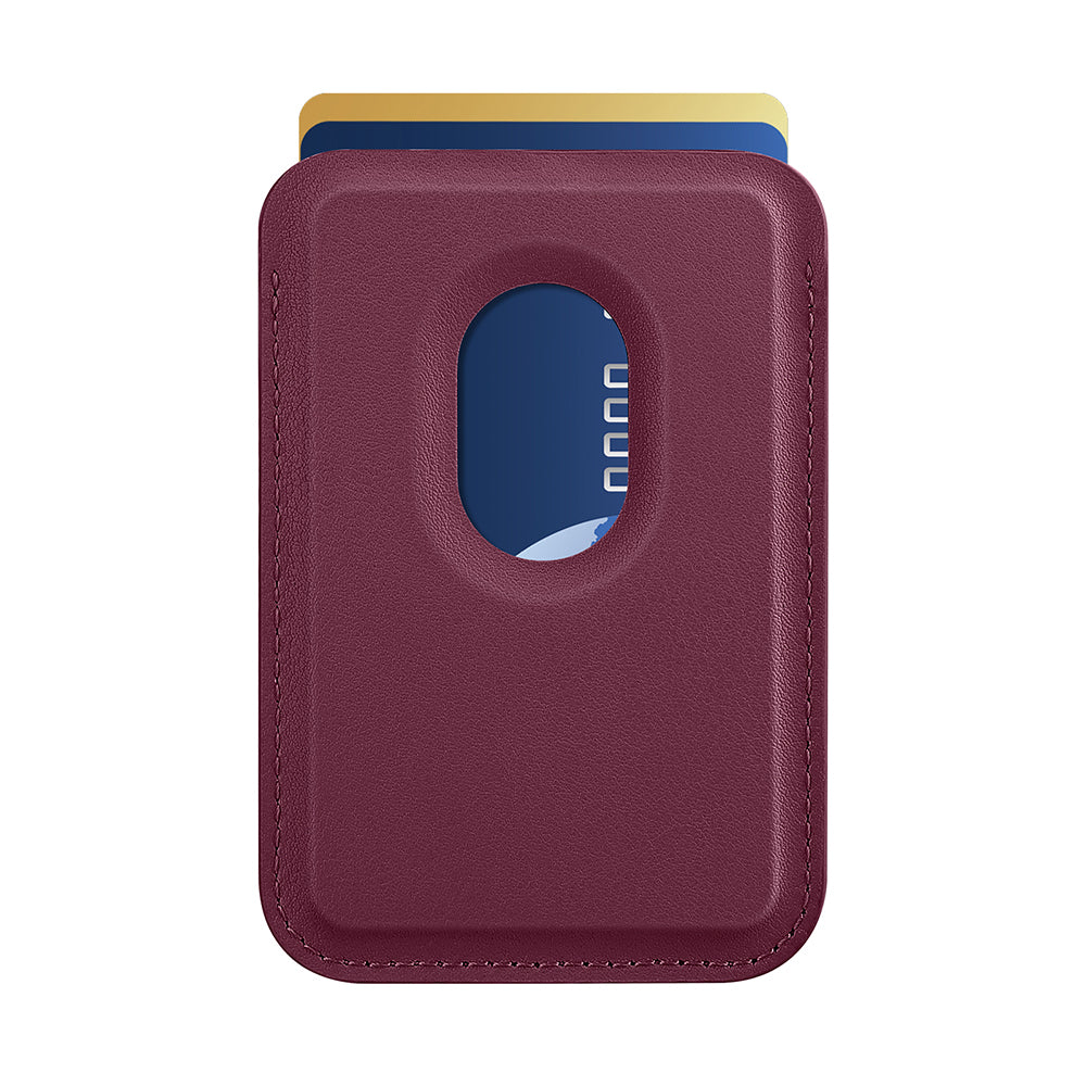Zore Paris Avec Serisi Standlı PU Magnetik Kartlık Bordo