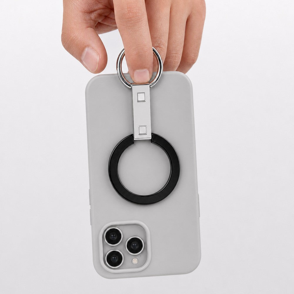 Zore Paris M1 Magnetik Ring Stand Telefon Tutucu Siyah