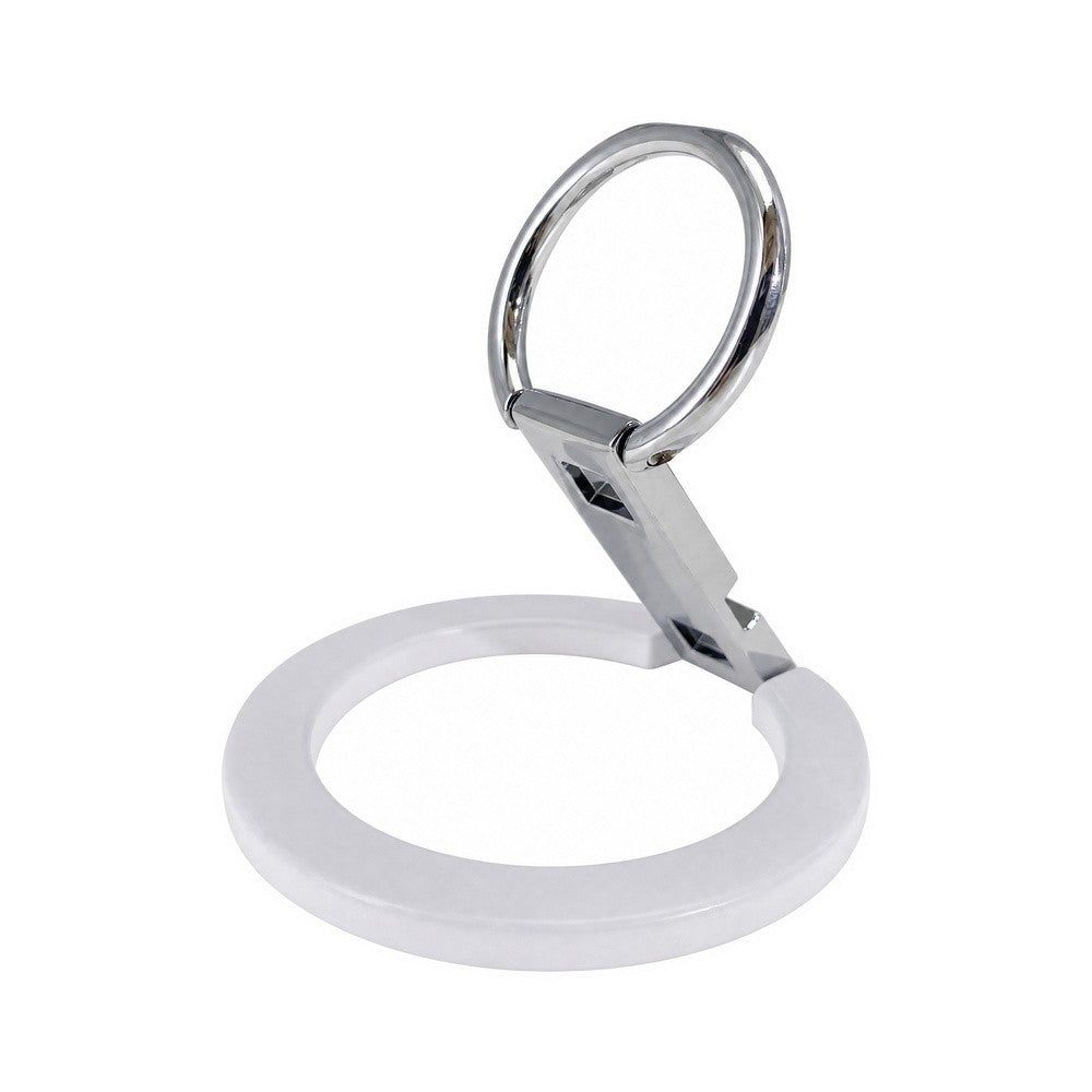 Zore Paris M1 Magnetik Ring Stand Telefon Tutucu Beyaz