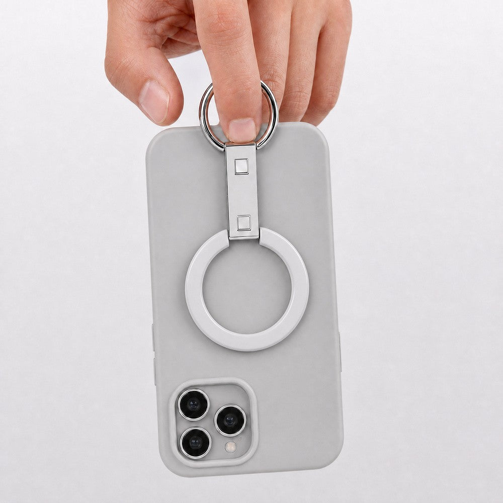 Zore Paris M1 Magnetik Ring Stand Telefon Tutucu Beyaz